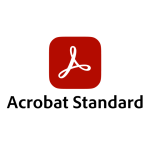 Licență Adobe Acrobat Standard pentru echipe Windows/Mac - abonament 1 an