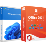 Licențe Windows 11 Pro Retail + Office Pro Plus 2021 (activare online)