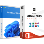 Licențe Windows 11 Pro Retail Full + Office Pro Plus 2019 Retail (asociere cont Microsoft)
